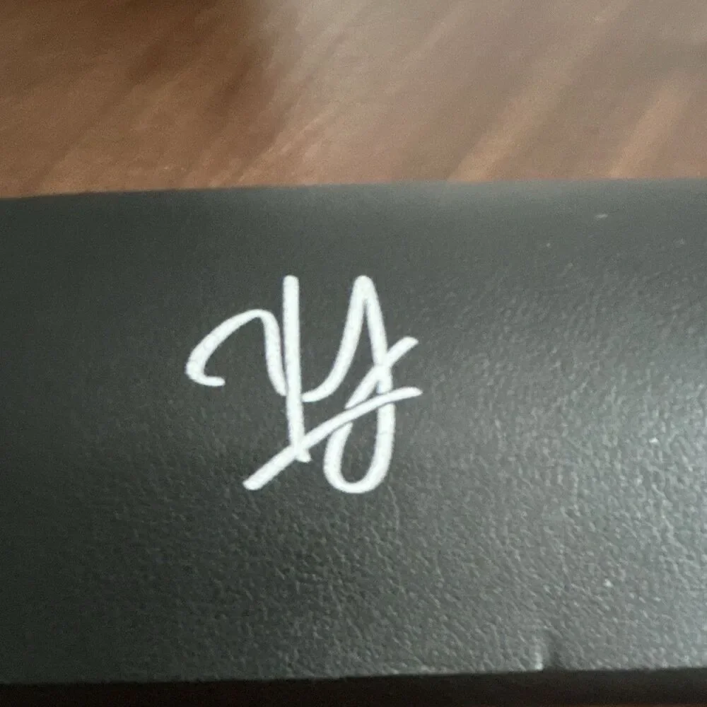 Louis Yapour  Rectangle Sunglasses Orange Plastic Frame/Black Tinted Lenses